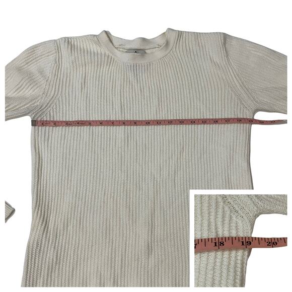 Unif X Urban Outfitters Pullover Waffle Knit Sweater - Cream - Small - Picture 3 of 16